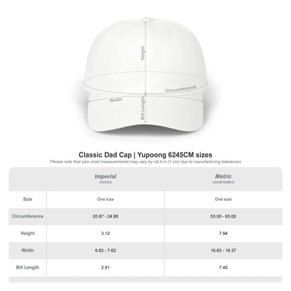 Dad Cap – 'Angry Wives' Retro Red Bold AW Logo Graphic Hat